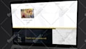 create an elegant website promo or website 3d presentation video