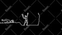 draw continuous animated line art