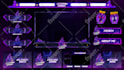 design twitch overlay package, animated stream overlay, emotes, badges, logo