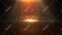 create excellent 3d sparkles rain logo video
