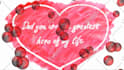 really paint your loving message in a heart