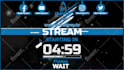 create a animated countdown timer for your stream