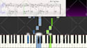 make an animated piano tutorial video for any song