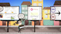 make you this eye catchy cartoon animated commercial