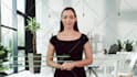 film a green screen female spokesperson video in english