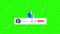make exclusive 3d youtube subscribe animation