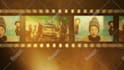 make film projector logo intro in 4k