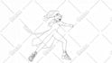 create 2d lofi animation anime style