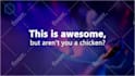 add logo and text funny animated goose video ads