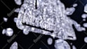 create 3d logo animation diamond intro video