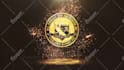 create a magical gold logo intro animation