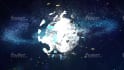 make water and fire logo animation