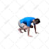 make 3d animations for body exercise