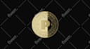 design 3d coin, game token, nft art coin