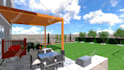 design landscape architect landscape design backyard in 3d