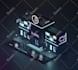 build fun and minimalist 3d isometric illustrations