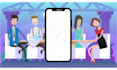 create 2d character animated explainer sales video