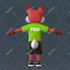 create 3d character model for you