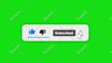 make modern youtube subscribe animation, like and bell icon button