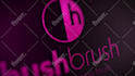 create beauty glitter particles logo intro