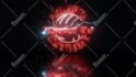 create cyberpunk neon light metallic glow logo reveal intro animation video