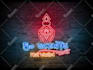 do neon text or neon icon logo and neon animated GIF