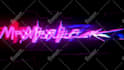 create glitchy cyberpunk logo intro