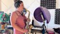 record your alto sax theme by ear or sheet music