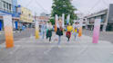 dancing with group using music as you like in 4k