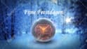 put your logo in winter crystal ball intro for christmas