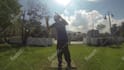 do parkour over 3 obstacles