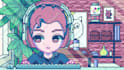 create pixel art animation lofi style in loop