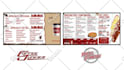 design menu board, food menu and restaurant digital signage