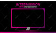 create custom animated twitch or youtube stream overlay