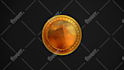 create a coin drop logo animation