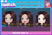 create and animate chibi twitch emotes, for your stream