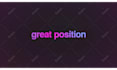 create energetic stomp typography ad