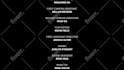 design the rolling end credits sequence for your film