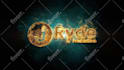 create smoking gold particles animation for logo or text