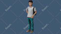 do characters and cute cartoon mascots in 3d