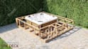 create 3d animation video assembling furniture and interior