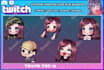 create and animate chibi twitch emotes, for your stream