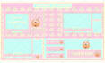 design cute twitch overlay, kick, tiktok and animated stream overlay panels