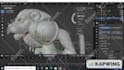 rig 3d character in maya, blender for animation, unity games