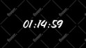 create 4k countdown or count up clocks with a personalized animation video