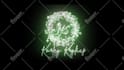 create amazing electric colorful logo intro