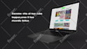 create an elegant website promo or website 3d presentation video