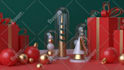 make awesome merry christmas video animation