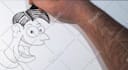 do a video while speed drawing a funny character with your MESSAGE on the bubble