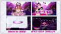 design animated cute custom stream overlay panels for twitch